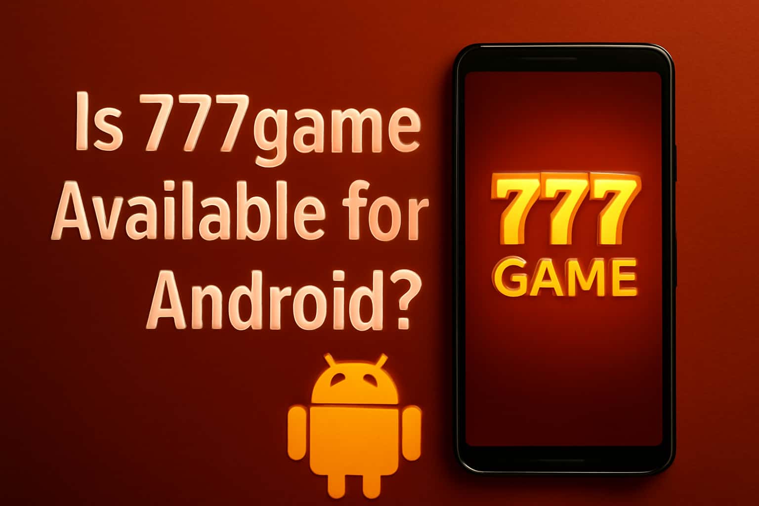 Visual representation of 777game availability for Android.