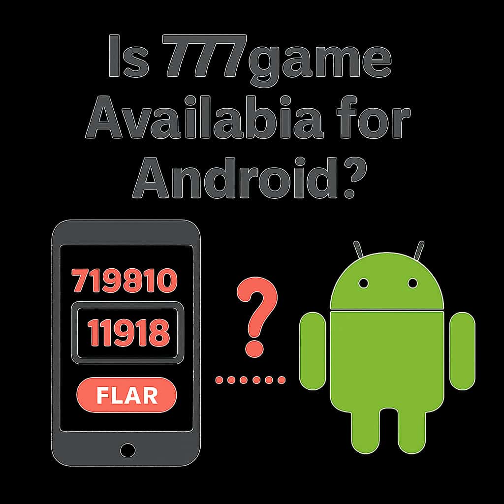 Illustration detailing Android compatibility for 777game.