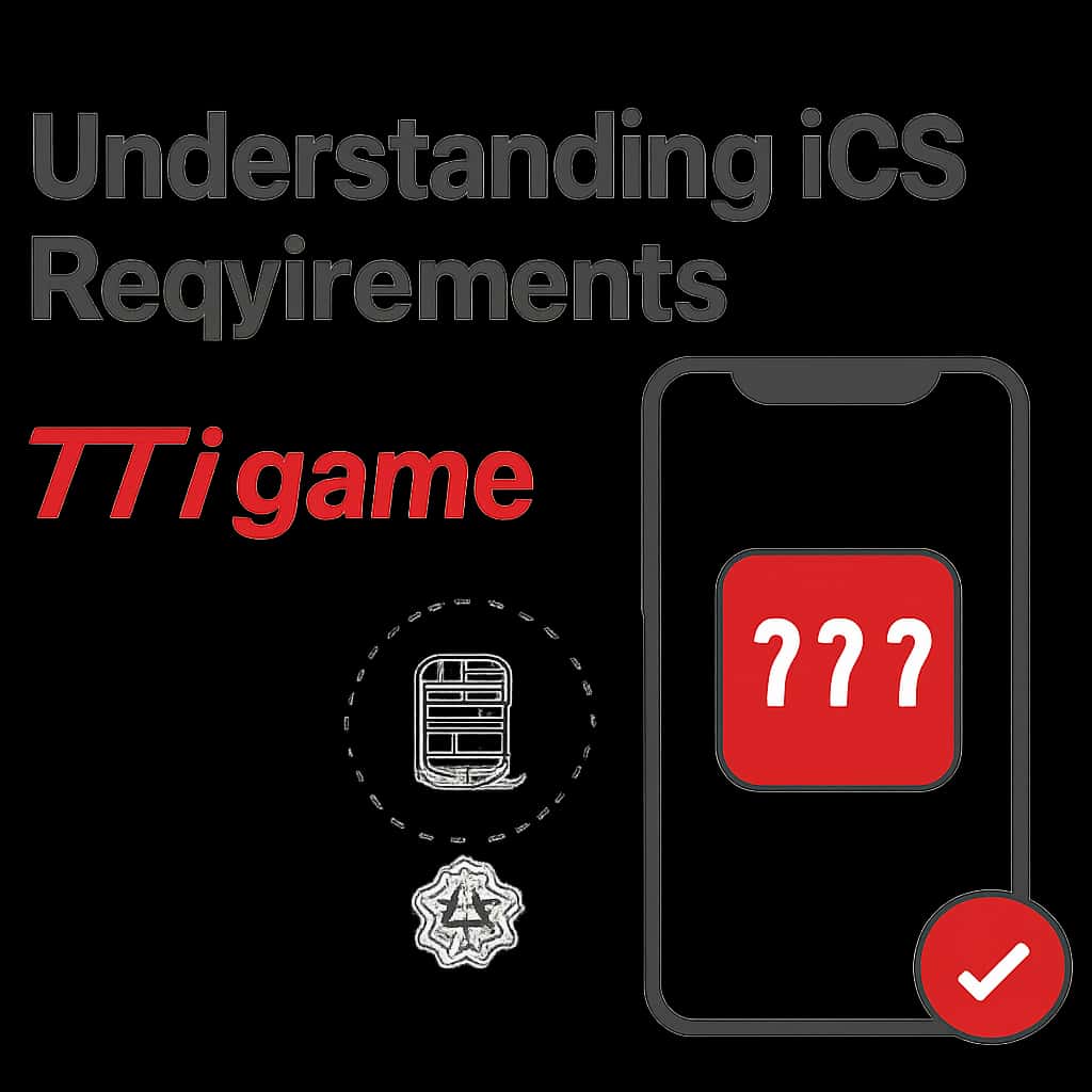 Illustration of the requirements for using the 777game app on iOS.